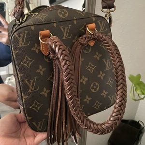 LV custom crossover purse